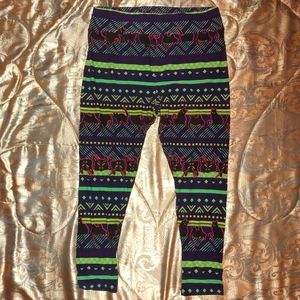 LuLaRoe Black Cat Leggings 18+
